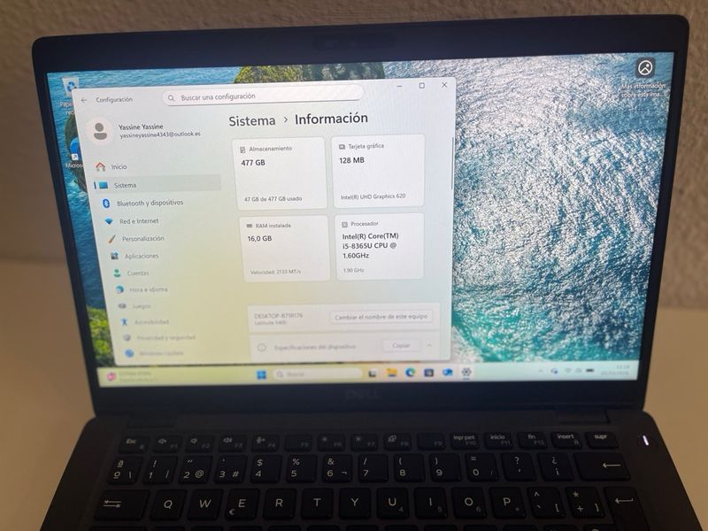 Dell Latitude 5400 i5 8ª Gen 16GB RAM 512GB SSD afbeelding 9