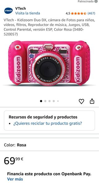 Cámara VTech Kidizoom infantil