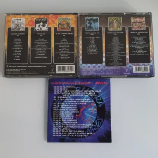 LOTE DVD Y 2 BOX TRIPLE CD A PALO SEKO