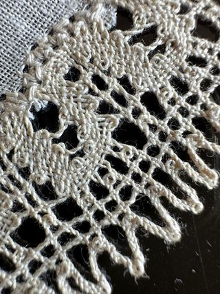 Sottopiattini tombolo realizzati a mano