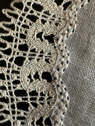 Sottopiattini tombolo realizzati a mano