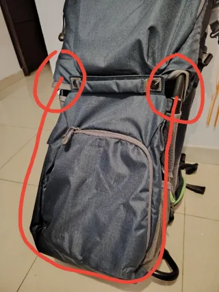 Mochila Portabebés McKinley Juno Comfor