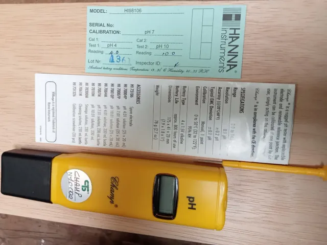 pH-metro de bolsillo Mod. Champ