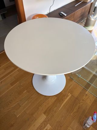 Mesa Tulipán vintage Redonda Blanca 80cm