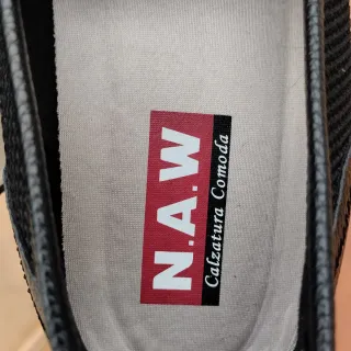 Mocasines N.A.W. Mujer Negros