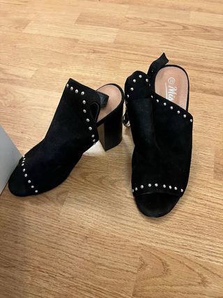 Scarpe donna nere zeppa 40