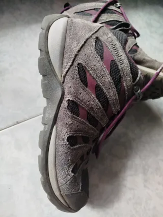 Zapatillas Columbia Senderismo Montaña Gris/Morado