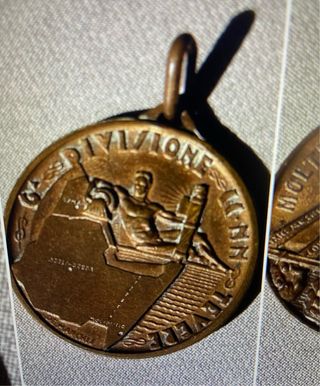 Medaglia 6 Div.CCNN Tevere Guerra Etiopia 1935-36