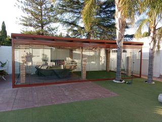 Cerramiento Cortinas de Cristal.