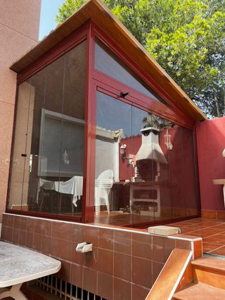 Cerramiento Cortinas de Cristal.