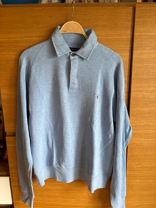Polo Gant manga larga azul