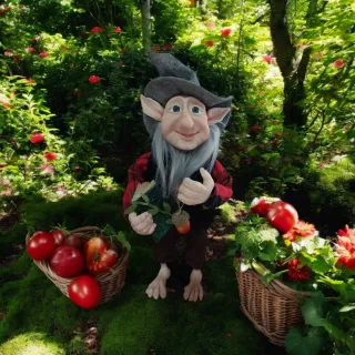 Duende hecho a mano, único y articulado