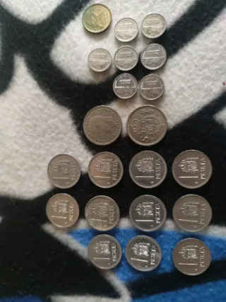 Lote de monedas de pesetas