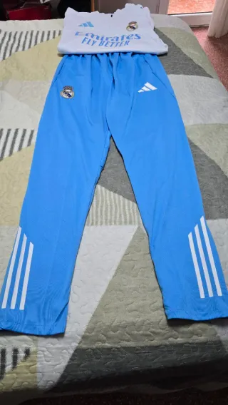 Chándal Real Madrid Adidas Blanco y Azul