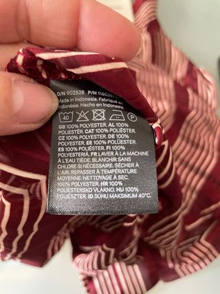 Camisa H&M Mujer Roja