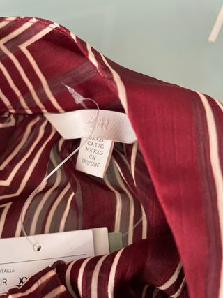 Camisa H&M Mujer Roja