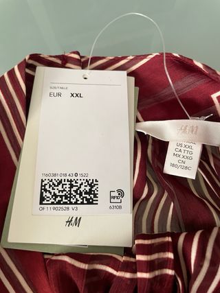 Camisa H&M Mujer Roja