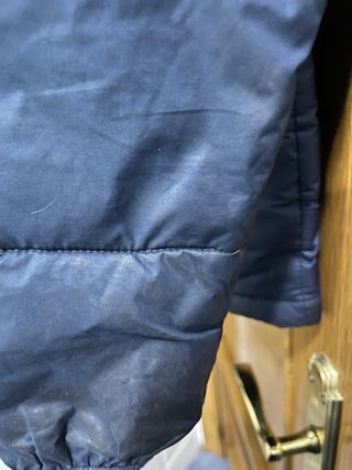 Parka acolchada azul