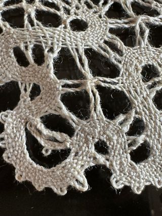 Sottobicchieri pizzo al tombolo