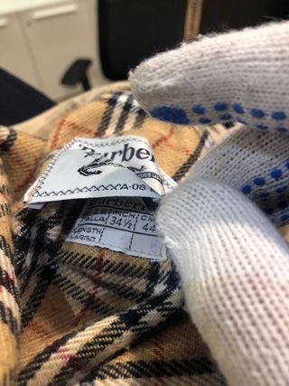 Gabardina Burberrys Vintage Clásica Beige