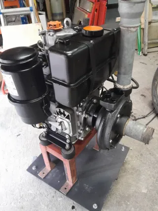 Motobomba diésel Lombardini BOMBA RIEGO