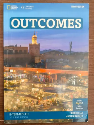 Libro de inglés outcomes intermediate B1 B2
