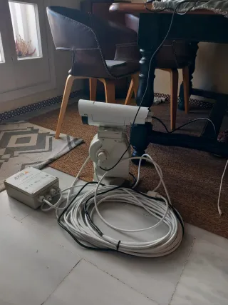 Cámara térmica seguridad control perimetral