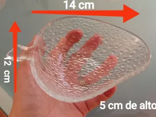 6 Vasos Fruta Vidrio Transparente