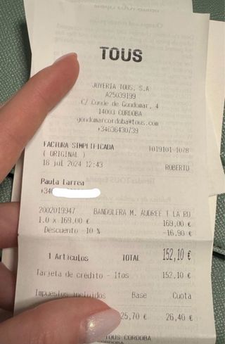 Bandolera Tous Gris Piedra