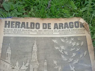 Periódico Heraldo de Aragón antiguo