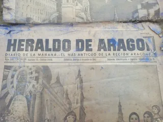 Periódico Heraldo de Aragón antiguo