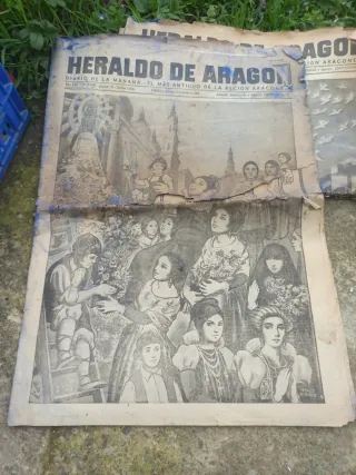 Periódico Heraldo de Aragón antiguo