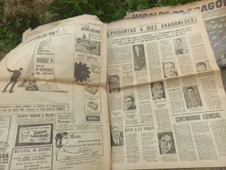 Periódico Heraldo de Aragón antiguo