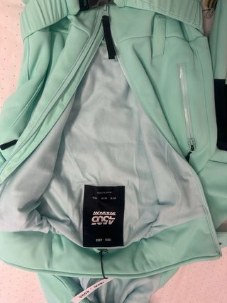 Mono de esquí ASOS verde menta