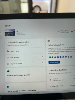 Surface Go 3 128GB Plata 8GB RAM