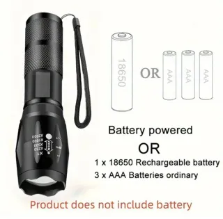 2x1!! Pack x2 Linternas LED con Zoom Óptico – Nuev