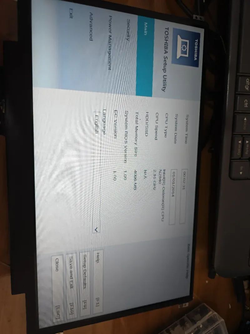 Placa base Toshiba L15W