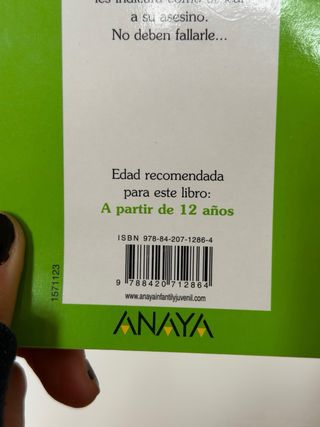 Libro El asesinato del profesor de matemáticas