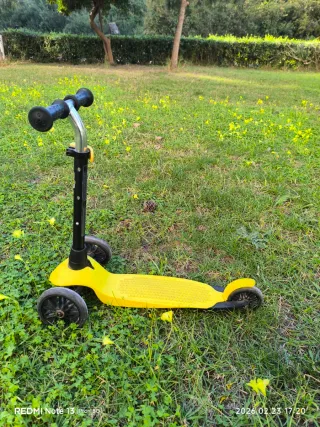 Patinetes infantil 3 ruedas con luz