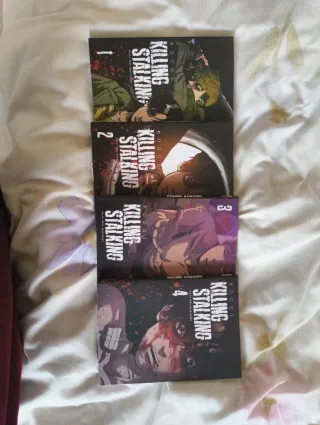 KILLING STALKING 1-4 + DOS DIBUJOS DE REGALO