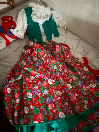 Traje de huertana floral