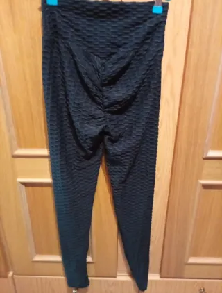 7 Leggings negros talla S