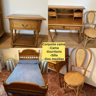 Conjunto dormitorio madera