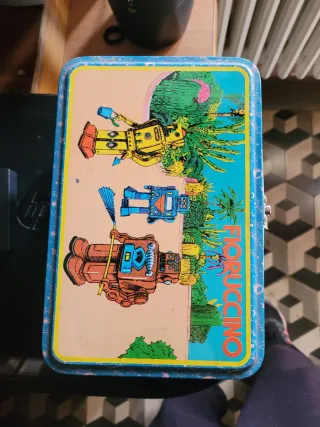 Latta Fioruccino fiorucci  Robot Vintage rara tin