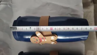 Lote 2 vasos térmicos azules