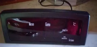 Orologio Digitale da Tavolo Rosso