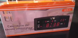 Orologio Digitale da Tavolo Rosso