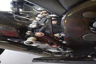 Estriberas retrasadas SUZUKI GSXR 1000 2007 - 2008