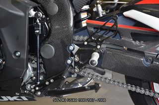 Estriberas retrasadas SUZUKI GSXR 1000 2007 - 2008