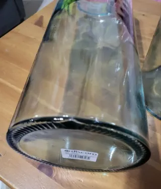 Lote 2 jarrones Verona cristal